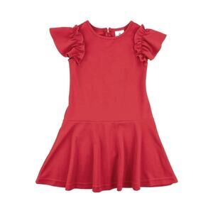 NWT Florence Eiseman Size 14 Crepe Scuba Dress with Ruffle Sleeve